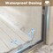 60" x 72" Sliding Shower Door Aluminum Frame 6mm Tempered Glass with Safety Film